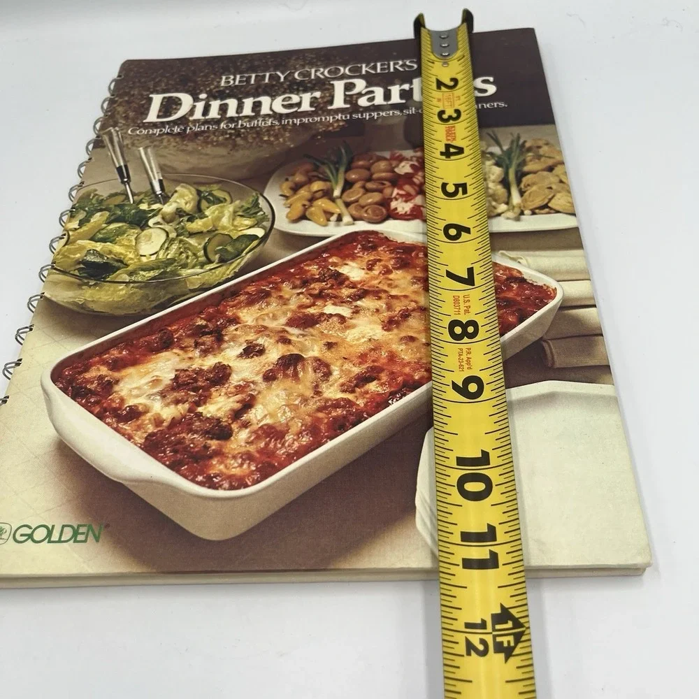 Vintage 1978 Betty Crocker Dinner Parties Cooking Cookbook Recipes Cook Book